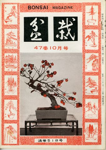 Bonsai, Final Cover, 1967