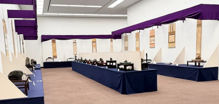 61st Exhibition Of Suiseki Masterpieces, 2024, photo by Wm. N. Valavanis