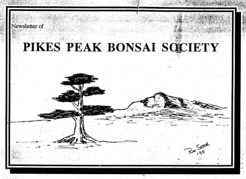Pikes Peak Bonsai Society logo, 1995