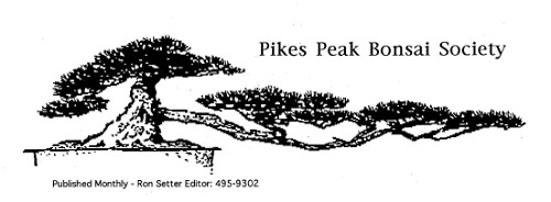 Pikes Peak Bonsai Society logo, 1996